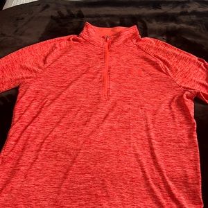 coral under armor quarter zip